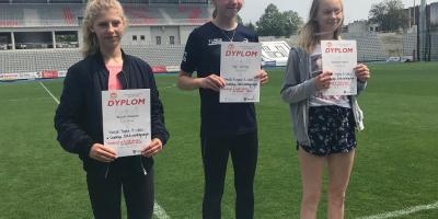 5 miejsce w czwórboju lekkoatletycznym w Finale Rejonu