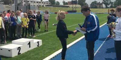 5 miejsce w czwórboju lekkoatletycznym w Finale Rejonu
