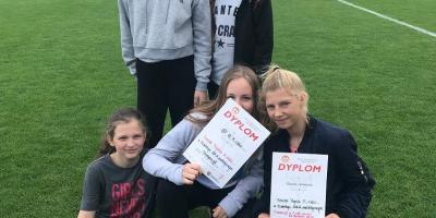 5 miejsce w czwórboju lekkoatletycznym w Finale Rejonu