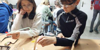 Bombowe warsztaty kl. 7b w Toruniu