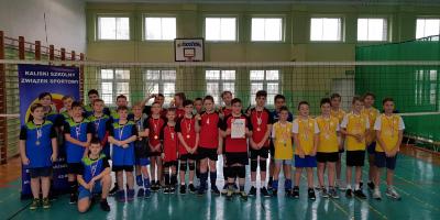 Brązowy medal w Mistrzostwach Kalisza Igrzysk Dzieci w Piłce Siatkowej Chłopców