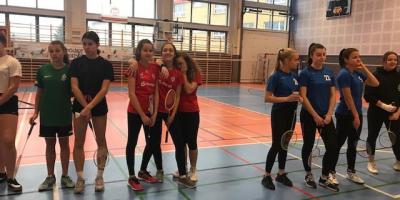 FINAŁ REJONU IGRZYSK MŁODZIEŻY SZKOLNEJ W DRUŻYNOWYM BADMINTONIE DZIEWCZĄT