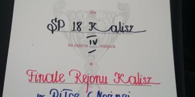 FINAŁ REJONU KALISZ W PIŁCE NOŻNEJ CHŁOPCÓW