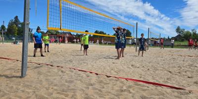 Finał Rejonu w siatkówce plażowej dziewcząt i chłopców. w ramach ID.