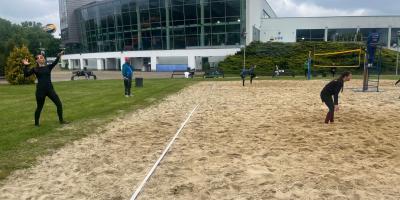 FINAŁ REJONU W SIATKÓWCE PLAŻOWEJ DZIEWCZĄT W RAMACH IGRZYSK MŁODZIEŻY SZKOLNEJ.