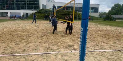 FINAŁ REJONU W SIATKÓWCE PLAŻOWEJ DZIEWCZĄT W RAMACH IGRZYSK MŁODZIEŻY SZKOLNEJ.