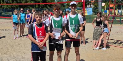 II i IV miejsce w Finale Rejonu w siatkówce plażowej w ramach Igrzysk Młodzieży Szkolnej.