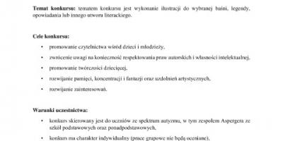 III Ogólnopolski Konkurs Plastyczny "I Ty możesz zostać ilustratorem"