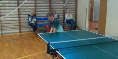 IV MIEJSCE W DRUŻYNOWYCH MISTRZOSTWACH  MIASTA KALISZA W TENISIE STOŁOWYM