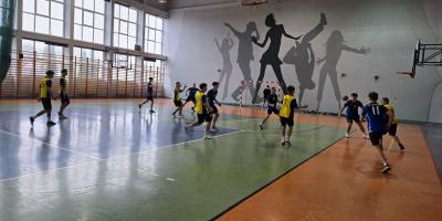 JESTEŚMY MISTRZAMI KALISZA W PIŁCE RĘCZNEJ CHŁOPCÓW W RAMACH IGRZYSK MŁODZIEŻY SZKOLNEJ.