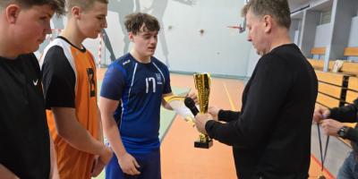 JESTEŚMY MISTRZAMI KALISZA W PIŁCE RĘCZNEJ CHŁOPCÓW W RAMACH IGRZYSK MŁODZIEŻY SZKOLNEJ.