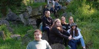 Klasa 7d z wizytą u Izabelli Działyńskiej w Gołuchowie