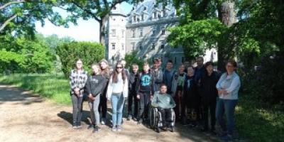 Klasa 7d z wizytą u Izabelli Działyńskiej w Gołuchowie