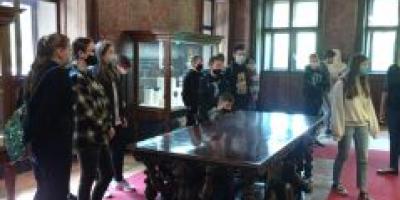 Klasa 7d z wizytą u Izabelli Działyńskiej w Gołuchowie