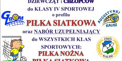 Nabór do klas sportowych