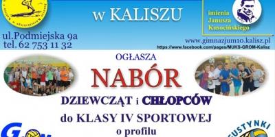 Nabór do klas sportowych