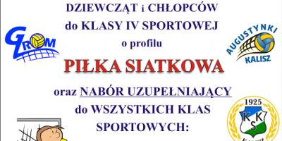Nabór do klas sportowych