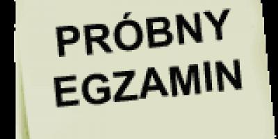 Próbne egzaminy