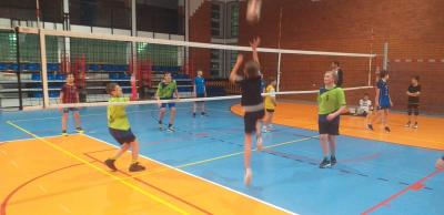 SPARING MŁODYCH SIATKARZY