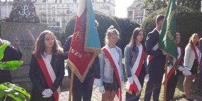 Udział Pocztu Sztandarowego w uroczystościach patriotycznych
