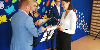 Uroczystość pożegnania klas 8