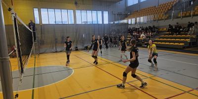 Wicemistrzynie Rejonu w siatkówce dziewcząt w ramach Igrzysk Młodzieży Szkolnej.