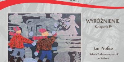 Wyróżnienie w Ogólnopolskim Konkursie Plastycznym