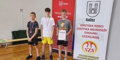 DRUŻYNOWE MISTRZOSTWA KALISZA W TENISIE STOŁOWYM W RAMACH ID